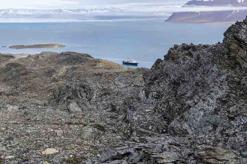 130 - Noruega - islas Svalbard - isla de Spitsbergen - fiordo Liefdefjord - Andoyane